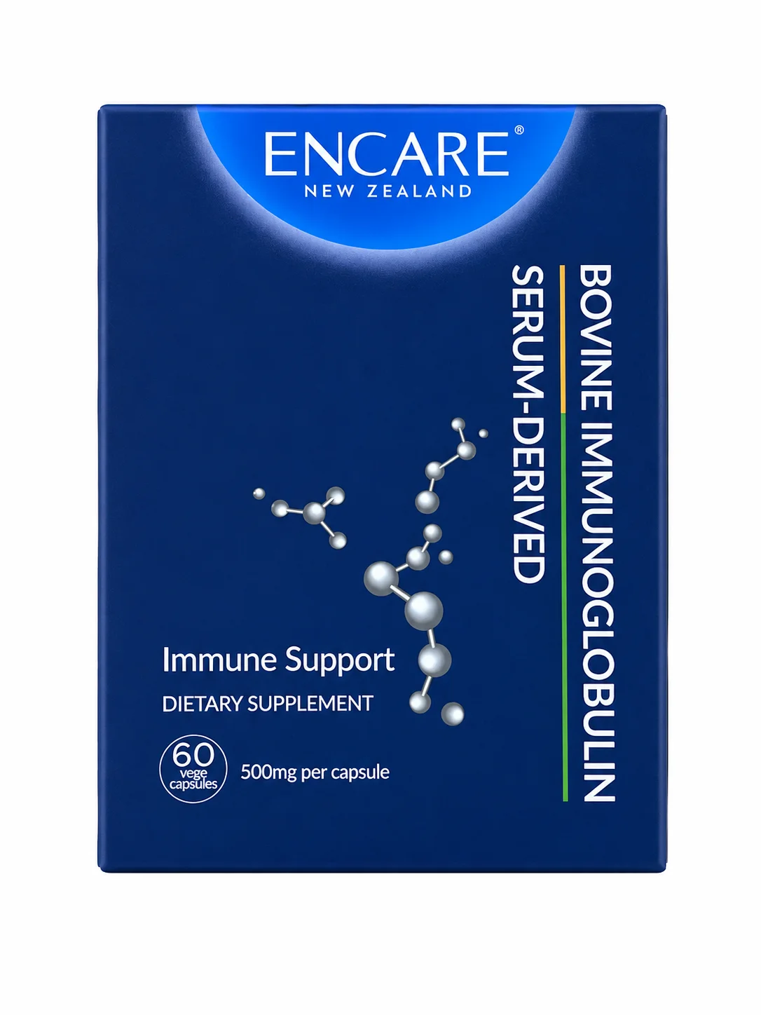 Encare Immune Support 活性耳牛球蛋白免疫胶囊 成人版 60粒【保质期2028/09】